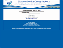 Tablet Screenshot of portal.esc2.net