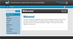 Desktop Screenshot of curriculum.esc2.net